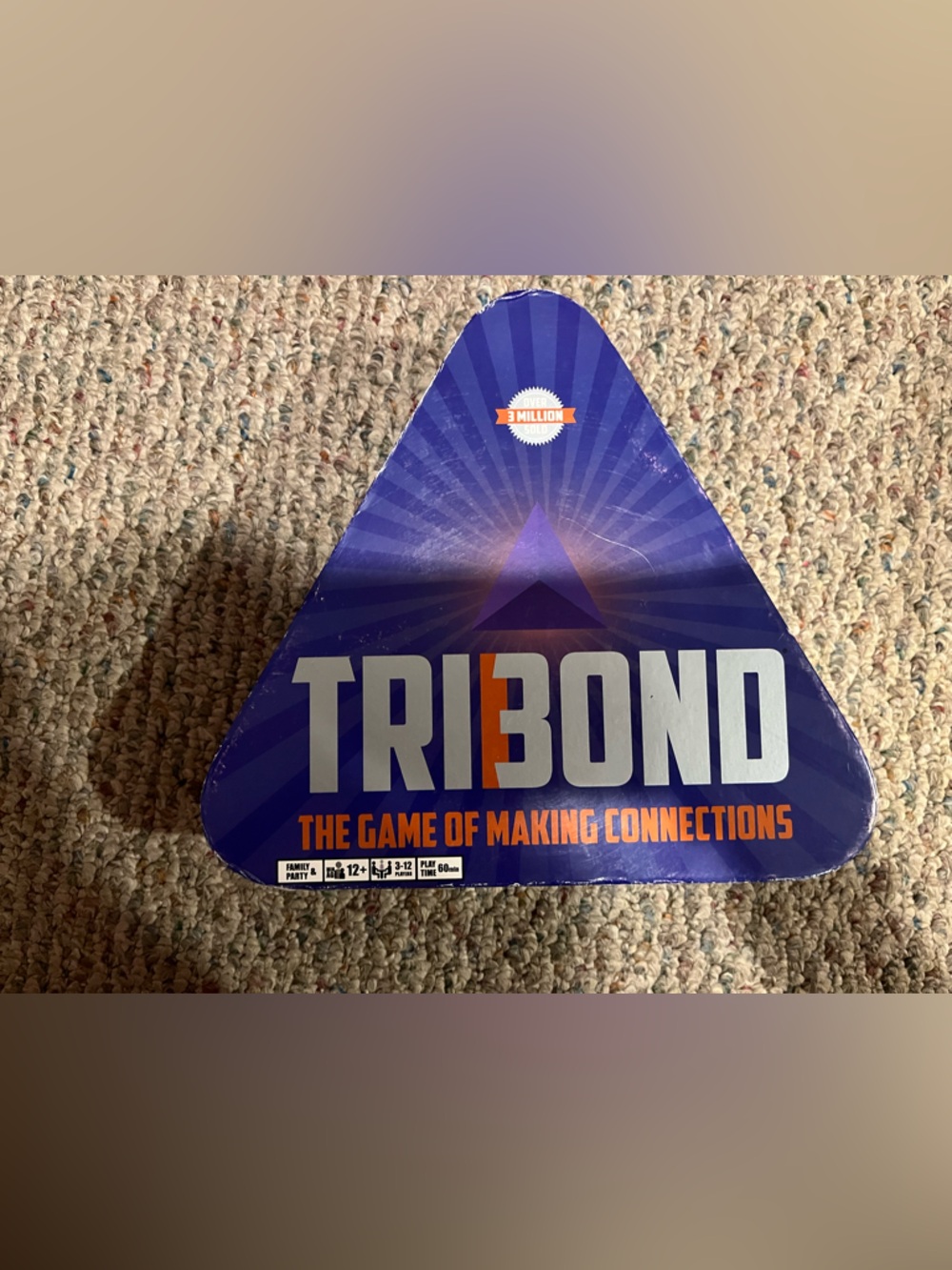 TRIBOND Board Game - Box opened nothing else opened. Never played